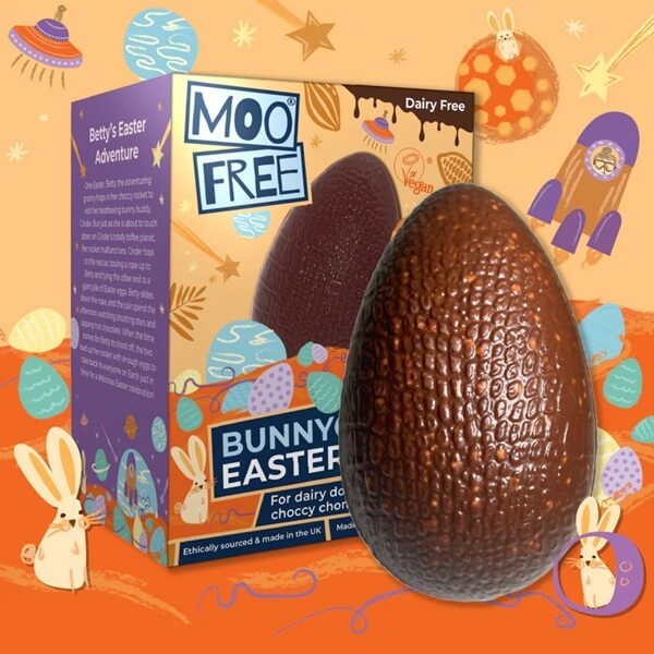 Moo Free Vegan Bunnycomb Easter Egg