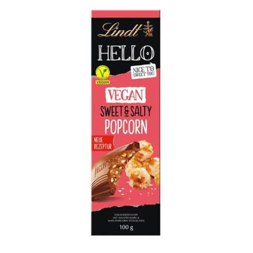 Lindt Hello Vegan Sweet and Salty Popcorn