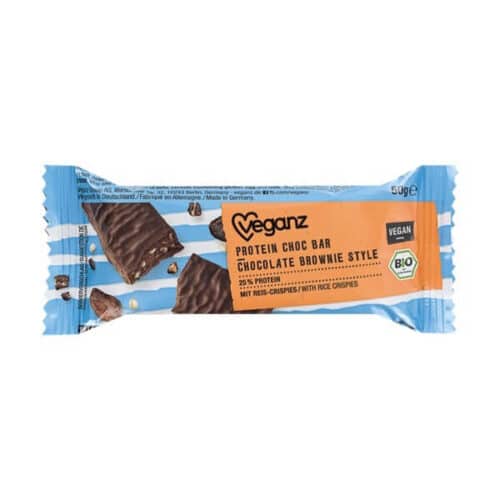 Veganz Protein Choc Bar Chocolate Brownie Style