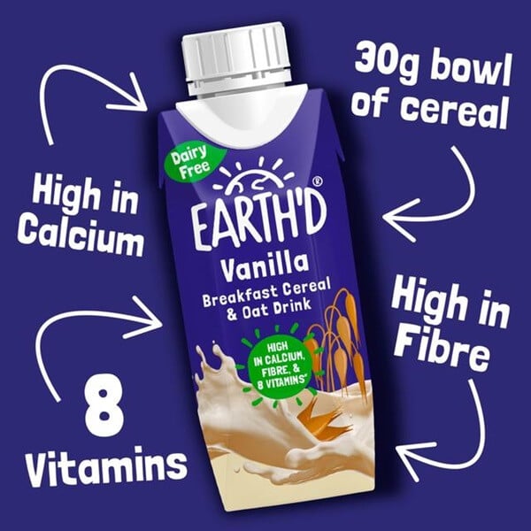EarthD Silky Vanilla Cereal and Oat Drink