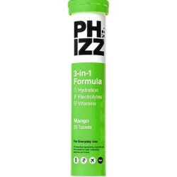 Phizz Mango Hydration Electrolytes and Vitamins Tablets