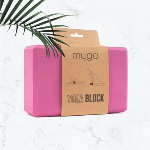 Myga Foam Yoga Block Plum