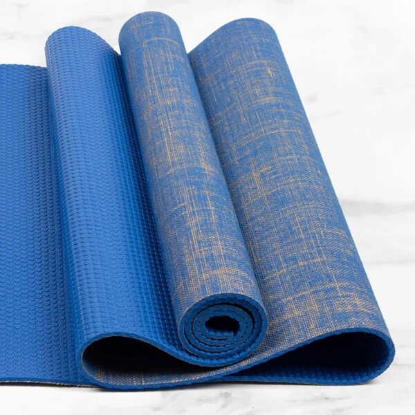 Myga Jute Mat Blue