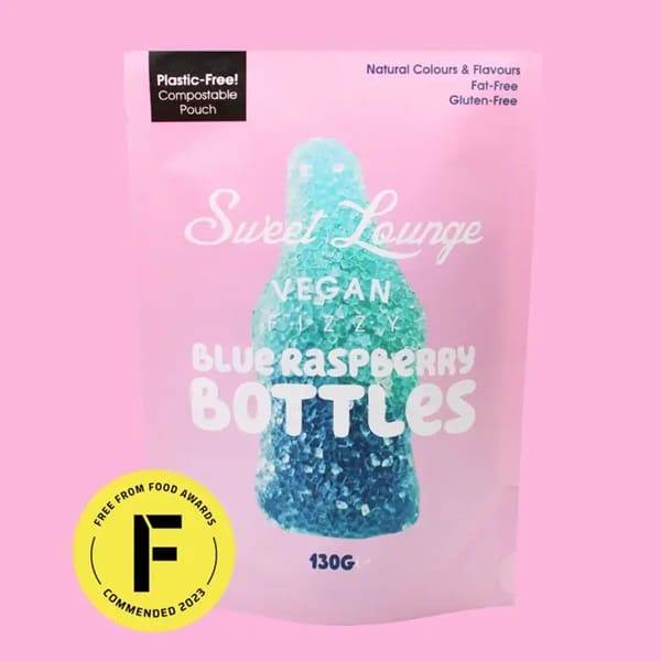 Sweet Lounge Fizzy Blue Raspberry Bottles