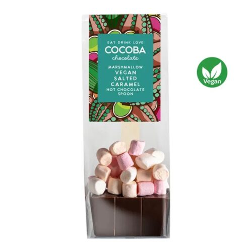 Cocoba Marshmallow Salted Caramel Hot Chocolate Spoon