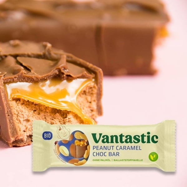 Vantastic Vegan Peanut Caramel Bar