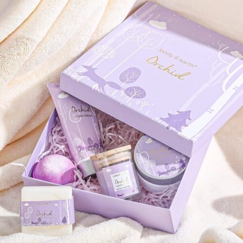 Body and Earth Orchid Bath Gift Set