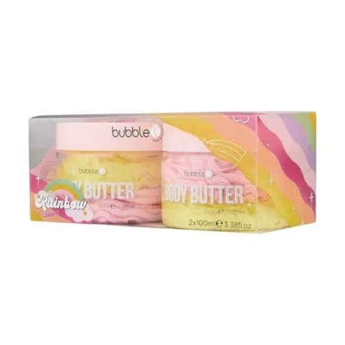 Bubble T Cosmetics Rainbow Body Butter Gift Set