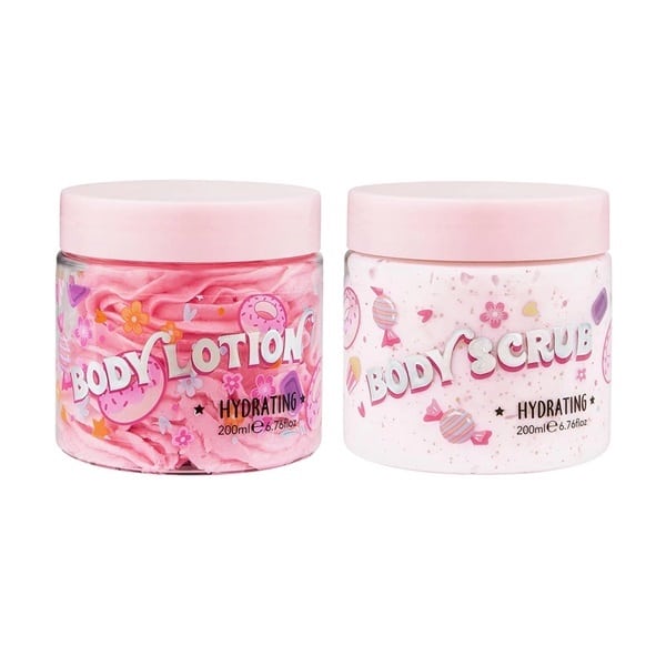 Bubble T Sweetea Body Scrub and Body Lotion Gift Set