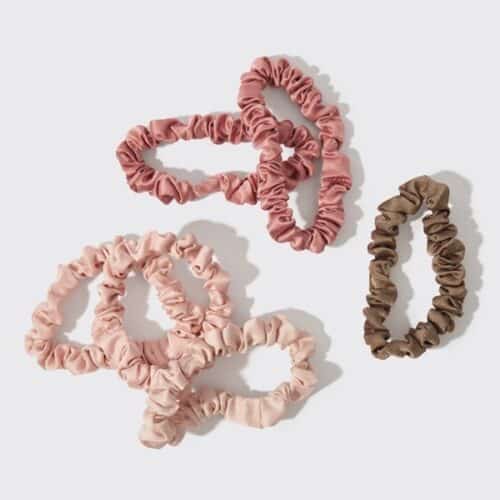 KITSCH Holiday Ultra Petite Scrunchies Terracotta