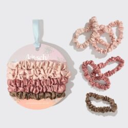 KITSCH Holiday Ultra Petite Scrunchies Terracotta