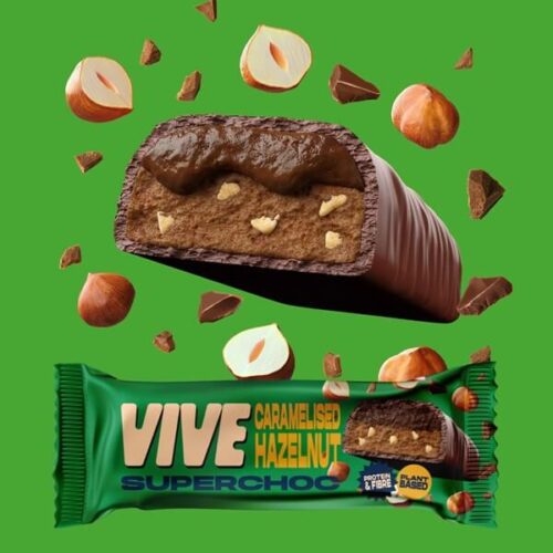 Vive Caramelised Hazelnut Superchoc Bar