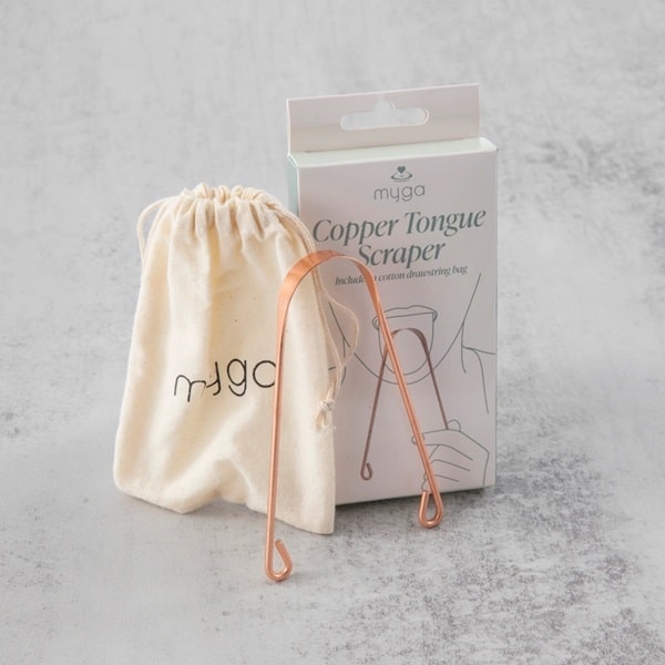 Myga Copper Tongue Scraper Cleaner