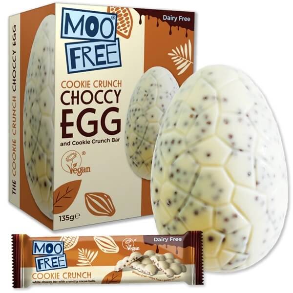 Moo Free Cookie Crunch Egg and Bar