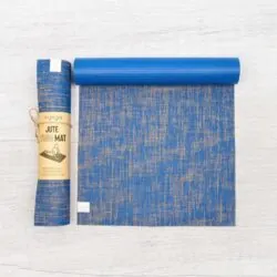 Myga Jute Mat Blue